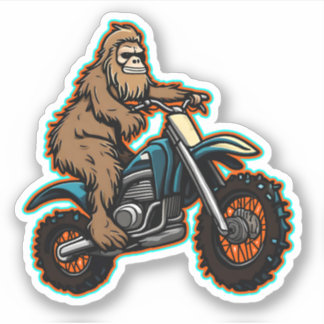Adesivo Sasquatch da bicicleta de diafragma