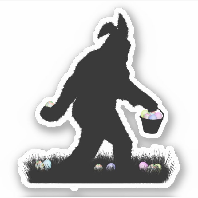 Adesivo Sasquatch da Páscoa  (Frente)