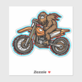 Adesivo Sasquatch Dirt Bike Offroad Vinyl