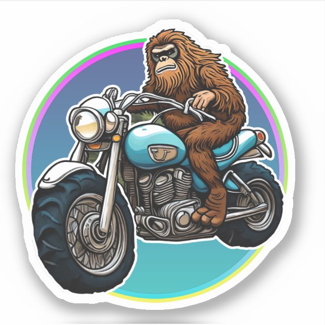 Adesivo Sasquatch do Pai de motocicleta Easy Rider (Frente)