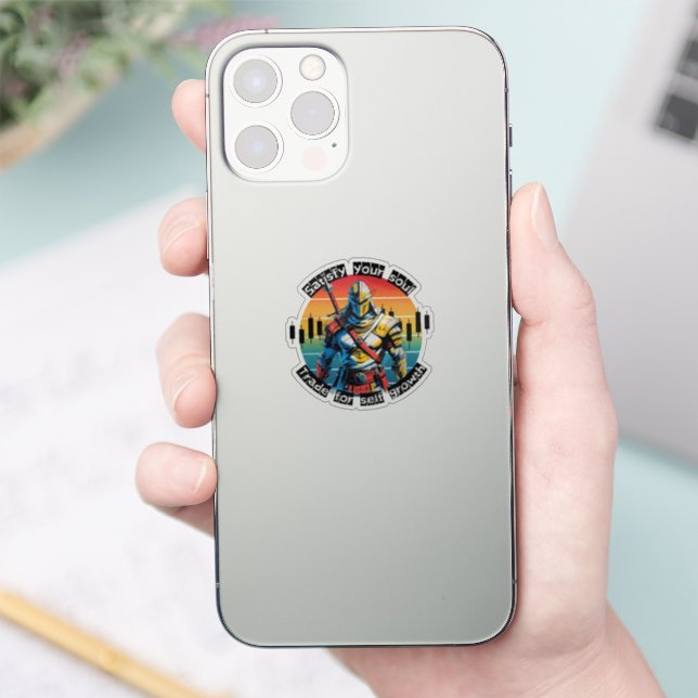 Adesivo Satisfazer | Motivação de Troca | Design de Fantas (Telefone)