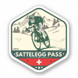 Adesivo Sattelegg passagem tour de motocicleta nos alpes s