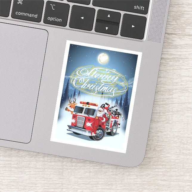 Adesivo Saudação do cartão de Natal (Detalhe)