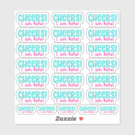 Adesivo Saúde! Estou aqui! vinil Sticker