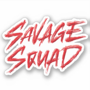 Adesivo Savage Squad