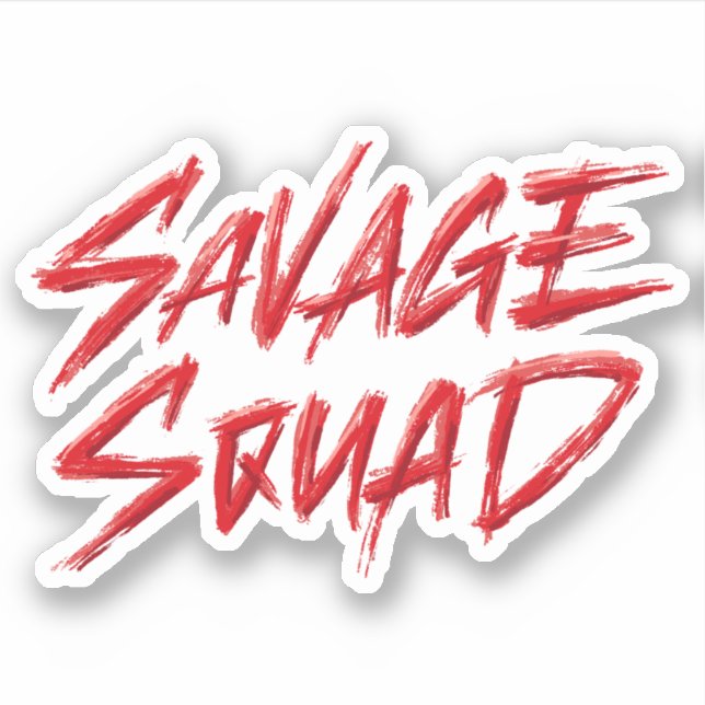 Adesivo Savage Squad (Frente)