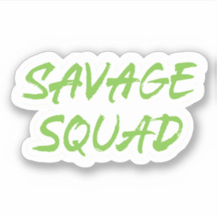 Adesivo Savage Squad