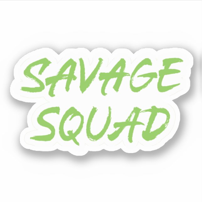 Adesivo Savage Squad (Frente)