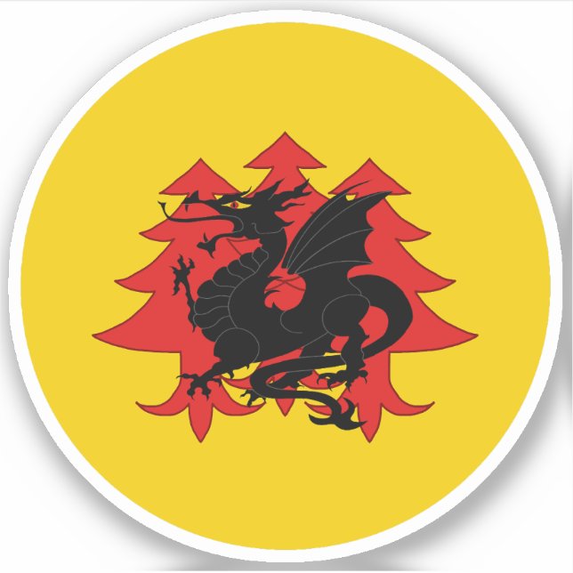 Adesivo SCA Drachenwald vinil Sticker (Frente)