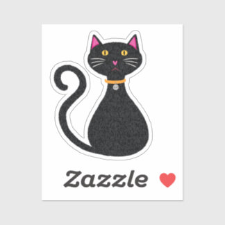 Adesivo Scat O Gato De Halloween