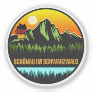Adesivo Schönau im Schwarzwald, Baden-Württemberg Alemanha