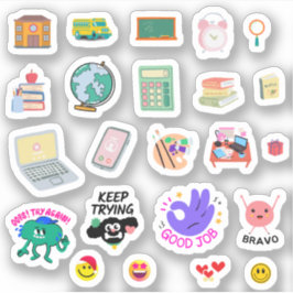 Adesivo School Goodnotes stickers | Cute education planner
