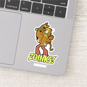 Adesivo Scooby-Doo e Zoinks desgrenhado!
