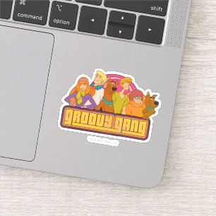 Adesivo Scooby-Doo   "Groovy Gang" - Gráfico de desenho an