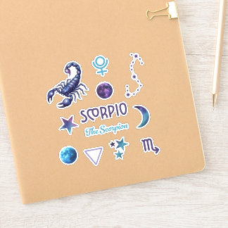 Adesivo Scorpio Zodiac Sticker Collection