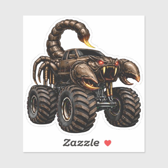 Adesivo Scorpion Style Off-Road Monster Truck (Folha)
