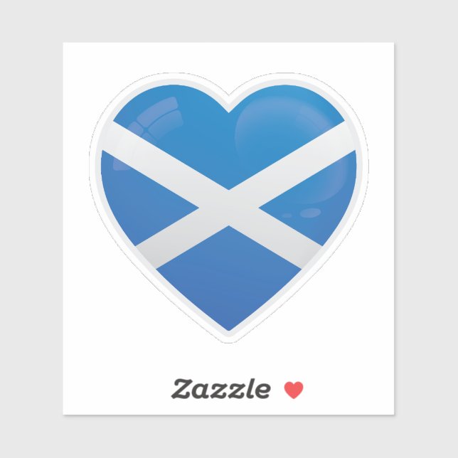 Adesivo Scotland Love Icon Sticker (Folha)