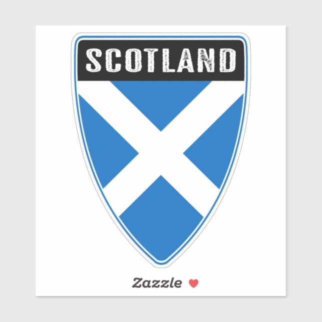 Adesivo Scotland Shield (Folha)