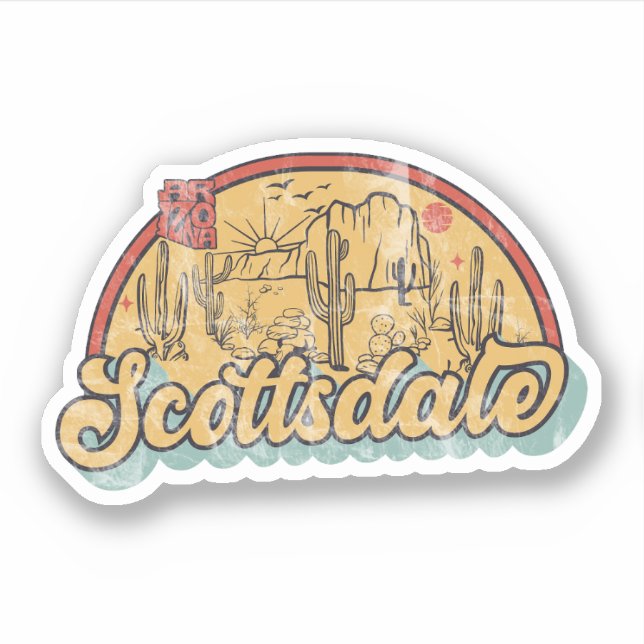 Adesivo Scottsdale, Arizona (Frente)