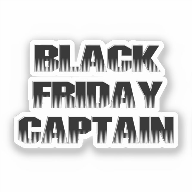 Adesivo Scrap Book BLACK FRIDAY Capt. (Frente)