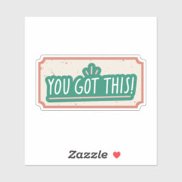 Adesivo Scrapbook Style Motivation Quote Stickers