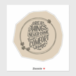 Adesivo Scrapbook Style Motivation Quote Stickers