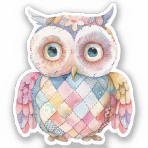 Adesivo Scrapbooking Owl Bird Sticker