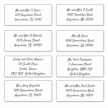 Script de Endereço de Nome de Destinatário Individ