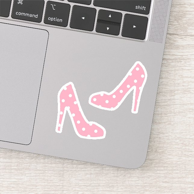 Adesivo Se o Calçado Ajustado rosa (Detalhe)