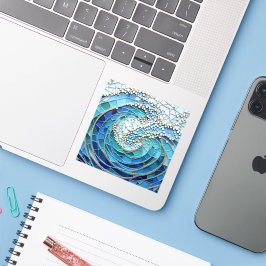 Adesivo Sea of Waves Mosaic Art