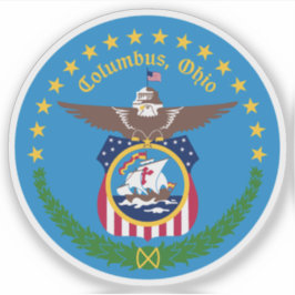 Adesivo Seal of Columbus, Ohio, USA