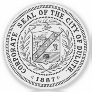 Adesivo Seal of Duluth, Minnesota, USA