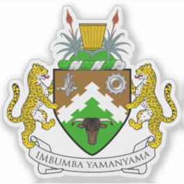 Adesivo Seal of Transkei, the Republic of South Africa