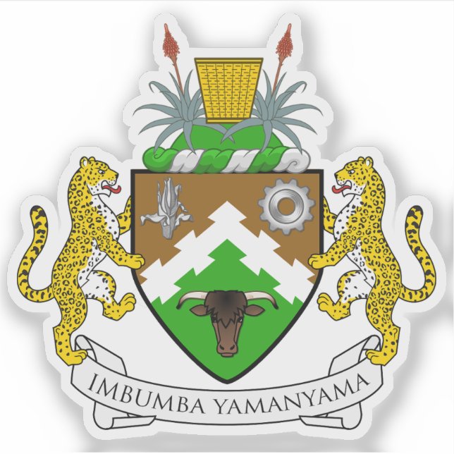 Adesivo Seal of Transkei, the Republic of South Africa (Frente)