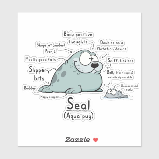 Adesivo Seal Wordy Art Vinyl Sticker (Folha)