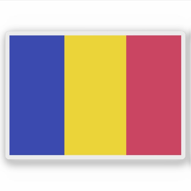 Adesivo Second flag of Andorra (1866-1939) (Frente)