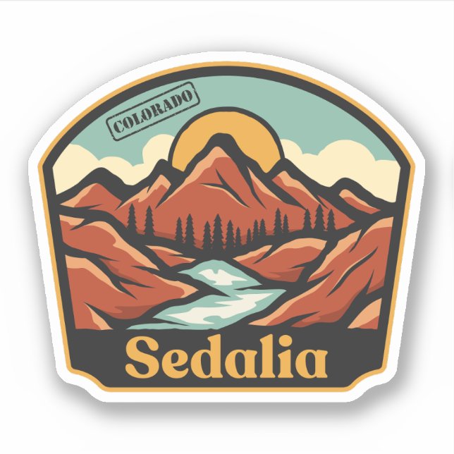 Adesivo Sedalia, Colorado Sticker (Frente)