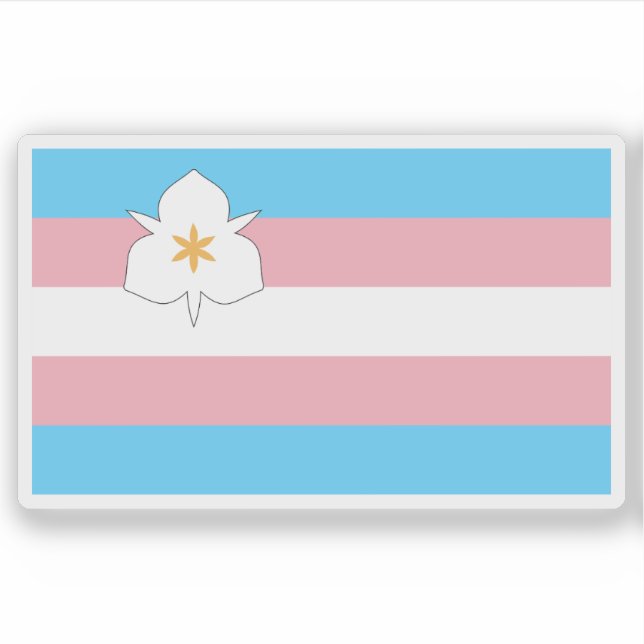 Adesivo "Sego Visibility" flag of Salt Lake City, Utah, US (Frente)