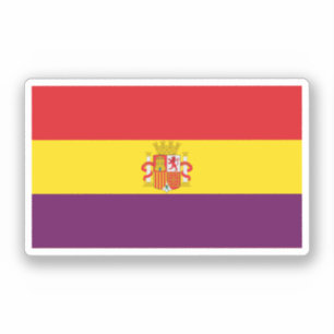 Adesivo Segunda bandeira da República Espanhola