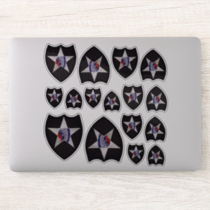 Adesivo segundo INF Infantaria Divisão de Infantaria Indíg