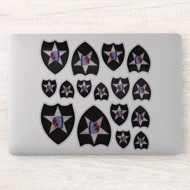 Adesivo segundo INF Infantaria Divisão de Infantaria Indíg (Computador)