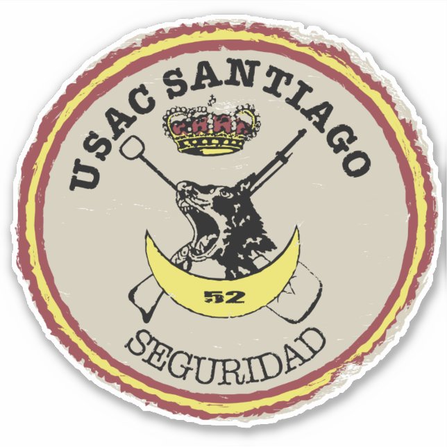 ADESIVO SEGURIDAD USAC SANTIAGO (Frente)