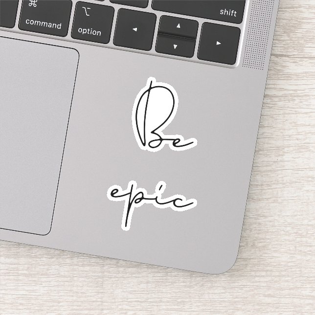 Adesivo Seja épico (Detalhe)