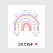 Seja gentil com sua mente | Rainbow Peach Candy