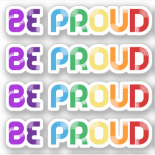 Adesivo Seja Orgulho gay LGBT orgulhoso