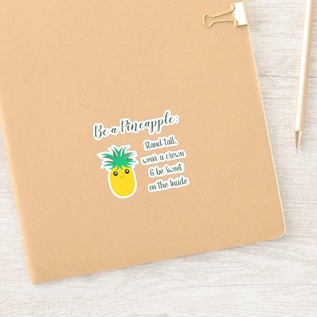 Pineapple on pizza em um notebook positivo! 