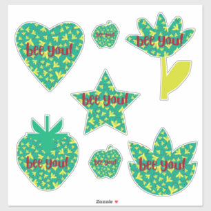 Adesivo Seja você o autocolante de amor motivacional