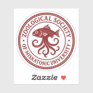 Adesivo Selo da Sociedade Zoológica de Miskatonic