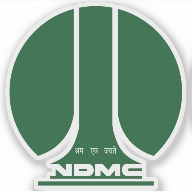 Adesivo Selo de Nova Deli, Índia (Frente)