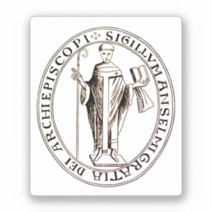 Adesivo Selo do Santo Anselm de Canterbury